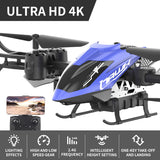 Сгъваем Дрон С Ultra Hd 4k Камера, Светлинни Ефекти И Wifi Управление, Син Цвят Crazon