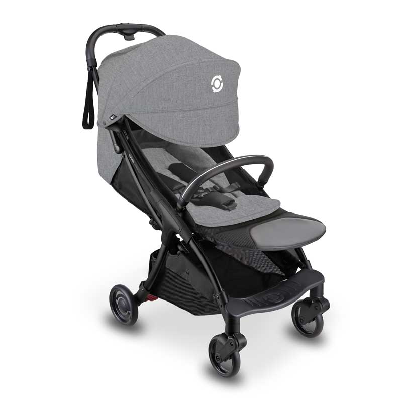 Сгъваема Бебешка Количка Stroll Lite В Сив Цвят Globber