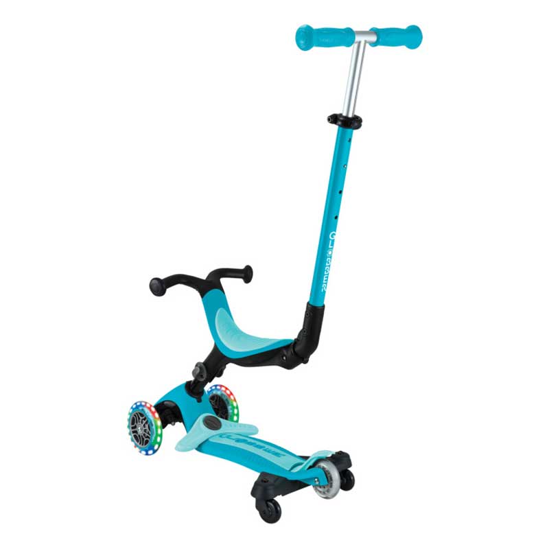 Сгъваема Тротинетка 5 В 1 Globber Go Up Active Lights 360° - Аква