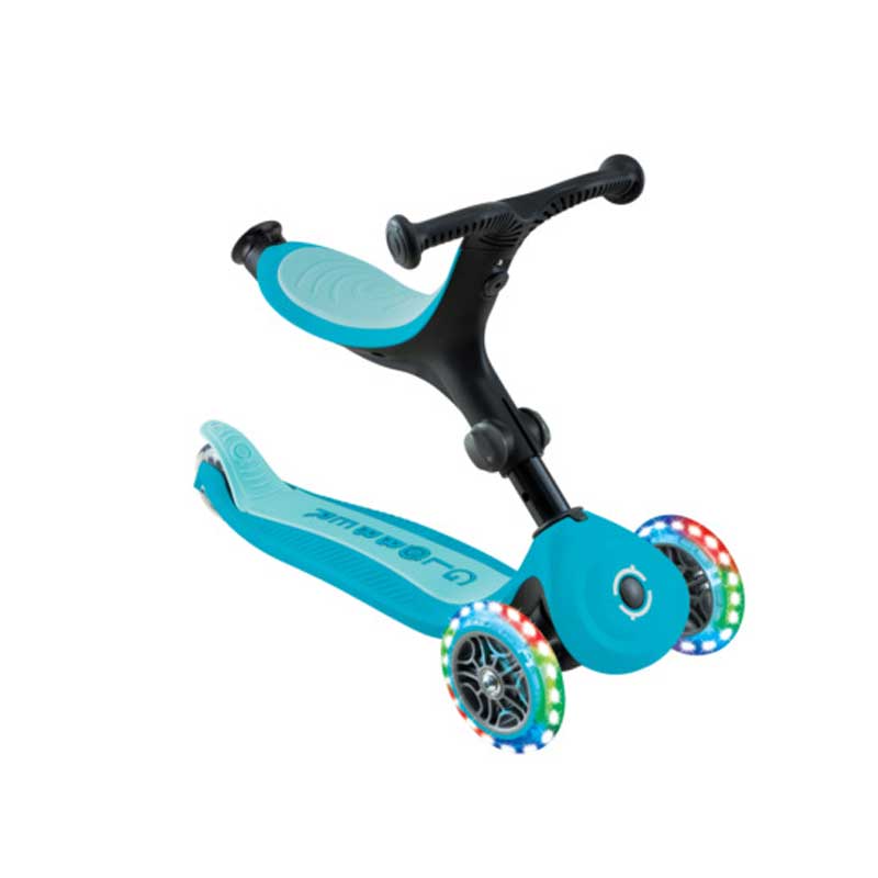 Сгъваема Тротинетка 5 В 1 Globber Go Up Active Lights 360° - Аква