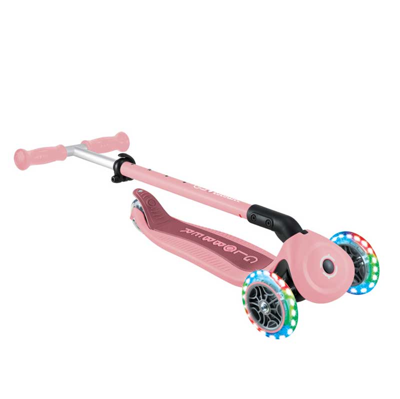 Сгъваема Тротинетка 5 В 1 Globber Go Up Active Lights 360° - Пастелно Розова