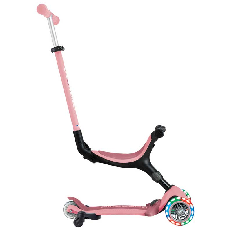 Сгъваема Тротинетка 5 В 1 Globber Go Up Active Lights 360° - Пастелно Розова