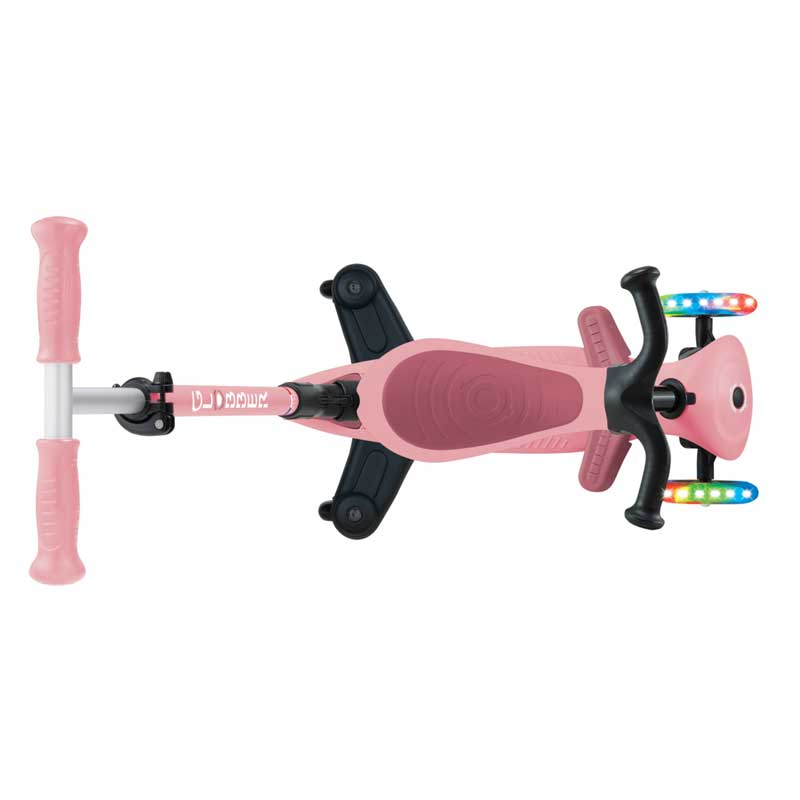 Сгъваема Тротинетка 5 В 1 Globber Go Up Active Lights 360° - Пастелно Розова