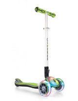 Сгъваема Тротинетка Elite Light Със Светещи Гуми И Платформа - Зелена --- BebeMama