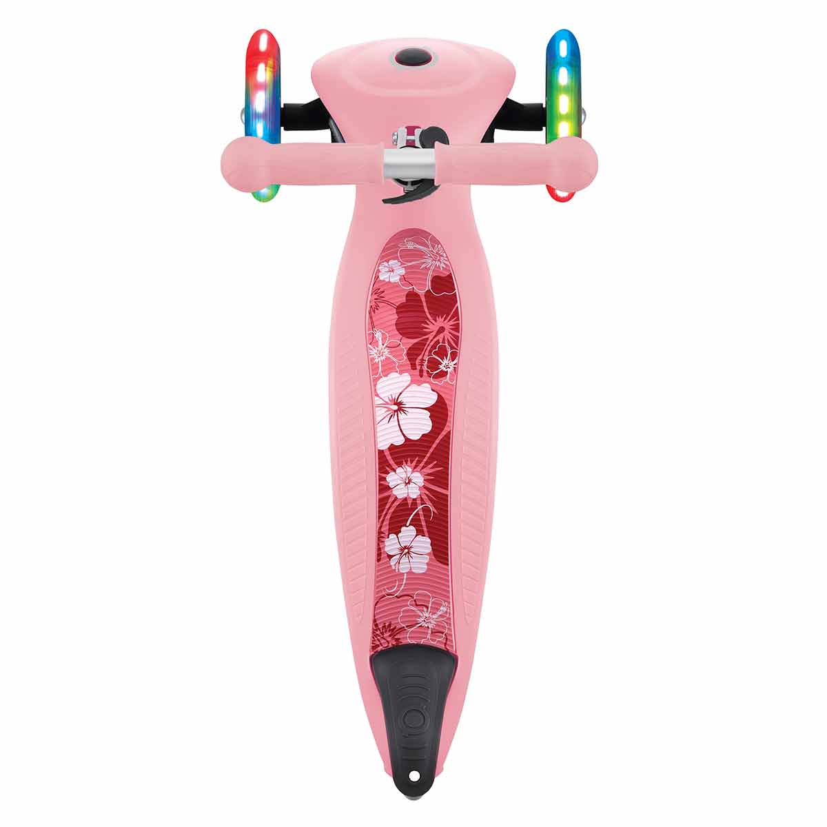 Сгъваема Тротинетка Със Светещи Колела Globber Junior Fantasy Lights Пастелно Розова --- BebeMama