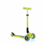 Сгъваема Тротинетка Със Светещи Колела Globber Junior - 2+ Г. Зелена --- BebeMama