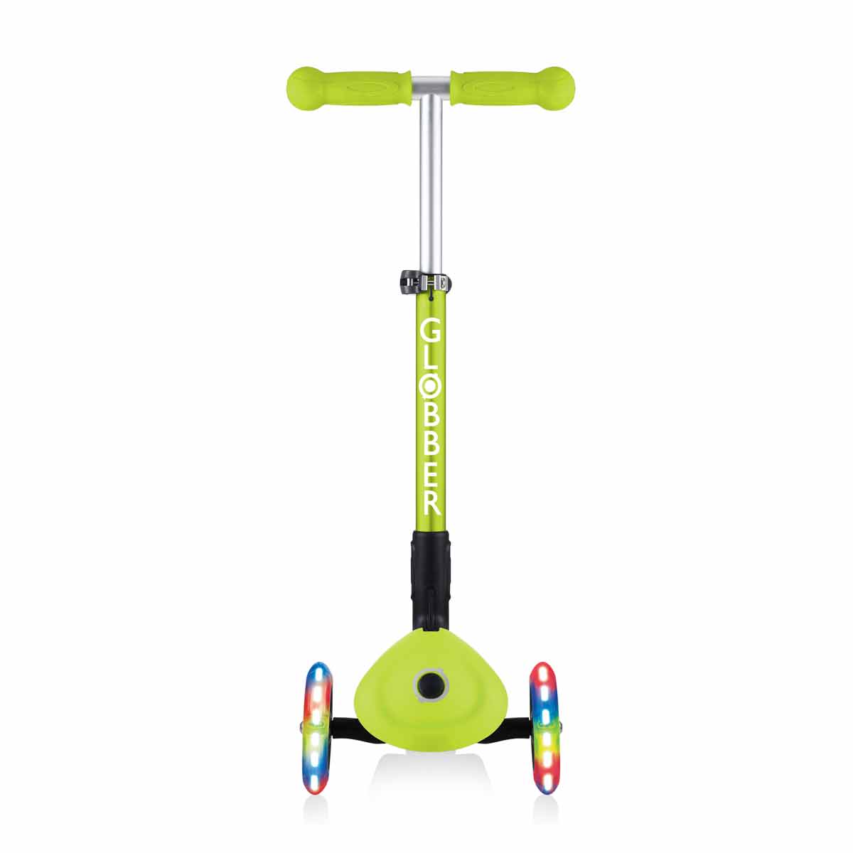 Сгъваема Тротинетка Със Светещи Колела Globber Junior - 2+ Г. Зелена --- BebeMama