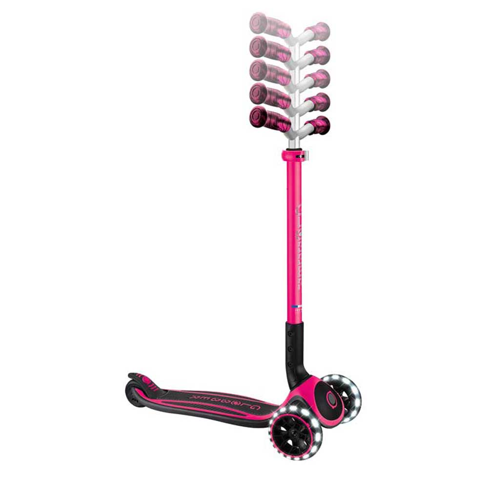 Сгъваема Тротинетка За Деца Над 4 Години Ace Lights, Розова Globber
