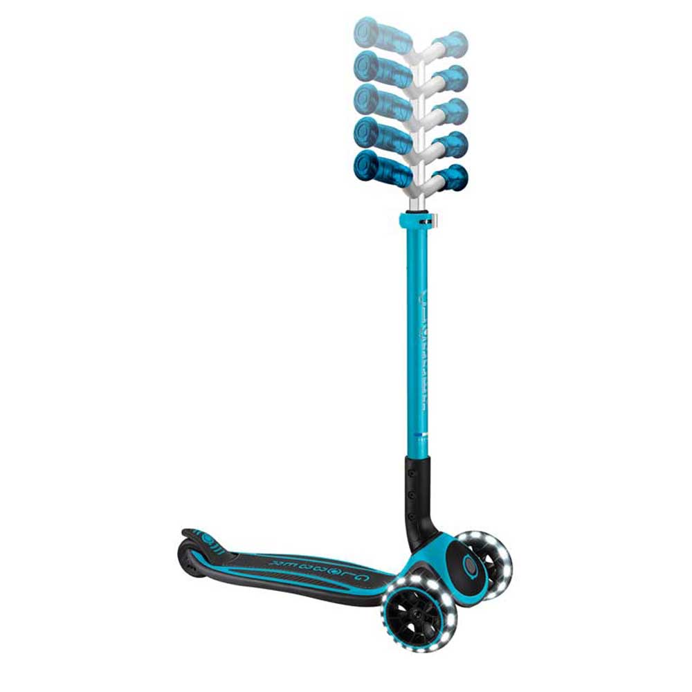 Сгъваема Тротинетка За Деца Над 4 Години Ace Lights, Синя Globber