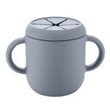 Силиконова Чашка 2В1 Reer Сива --- BebeMama