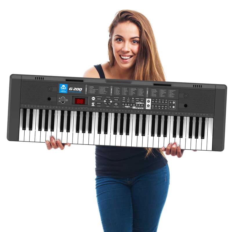 Sintetizator pentru copii cu 5 octave - 61 de clape