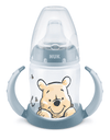 Nuk First Choice Рр Шише Temperature Control 150Мл. Със Силиконов Накрайник За Сок Disney - Син