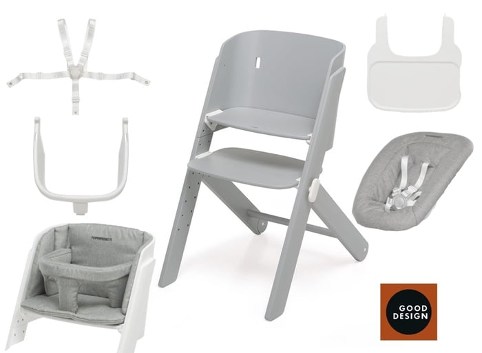 Set complet pentru scaun înalt Foppapedretti-Evolutionary Tiramisu