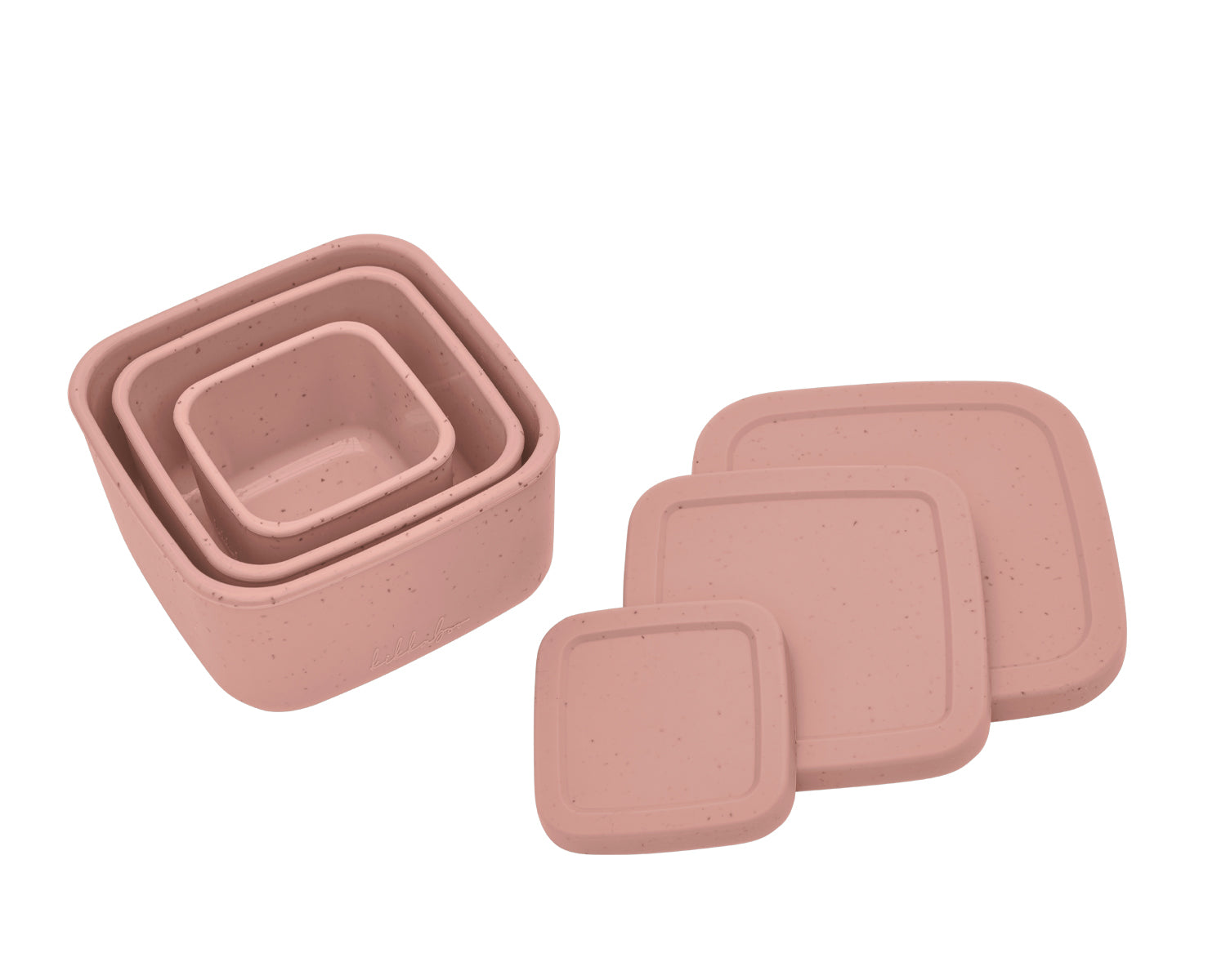 Сет Кутии За Храна 3 Бр Platinum Silicone Blush Kikkaboo