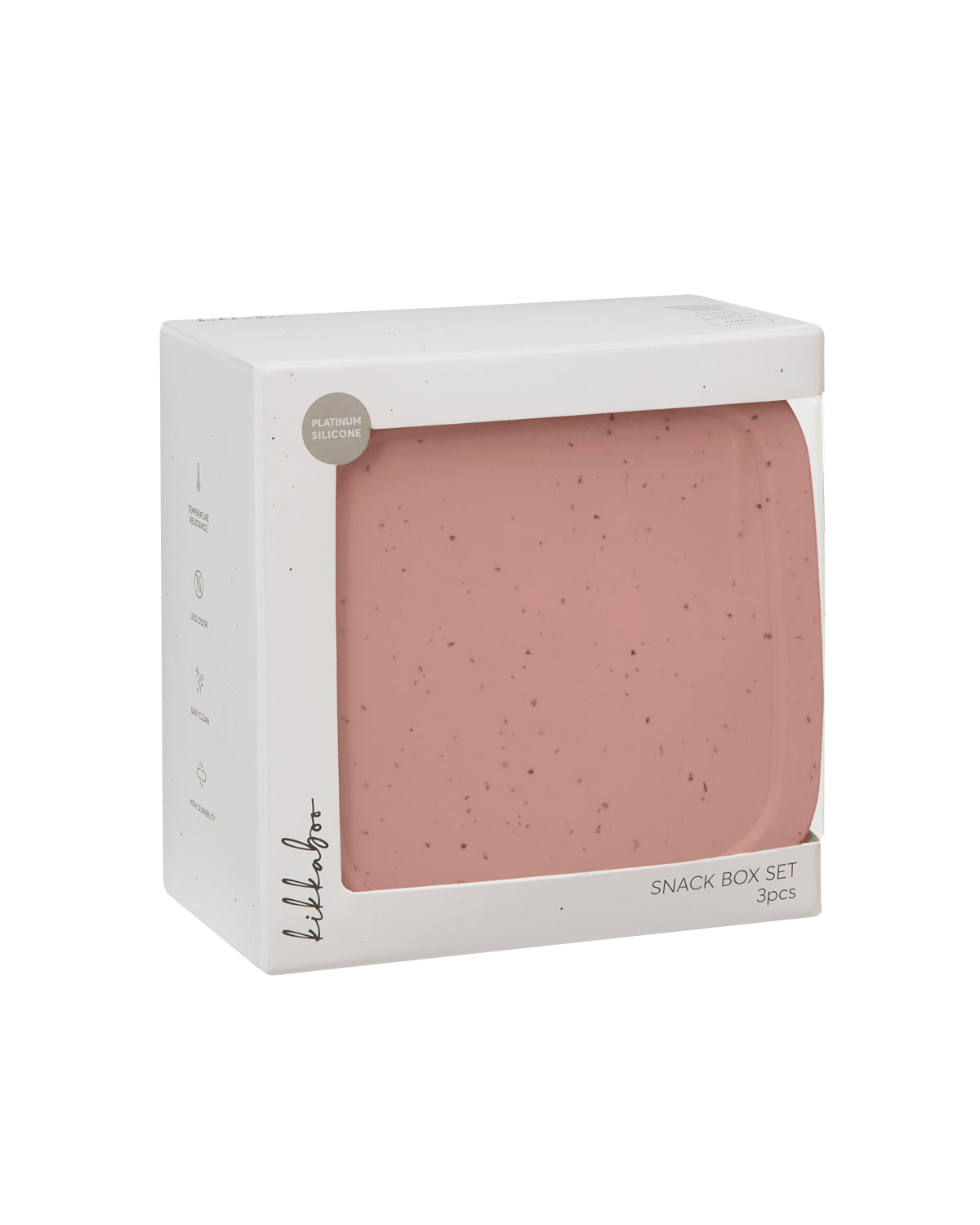 Сет Кутии За Храна 3 Бр Platinum Silicone Blush Kikkaboo