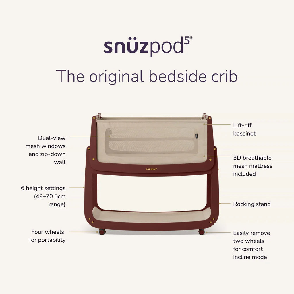 Бебешка Кошара Snuzpod5 Rouge Snüz