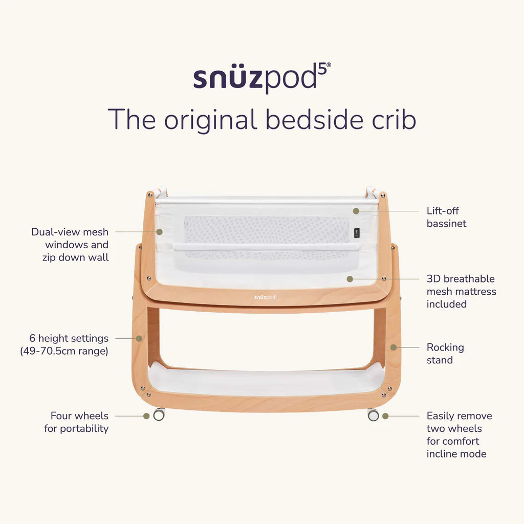 Бебешка Кошара Snuzpod5 Natural Snüz