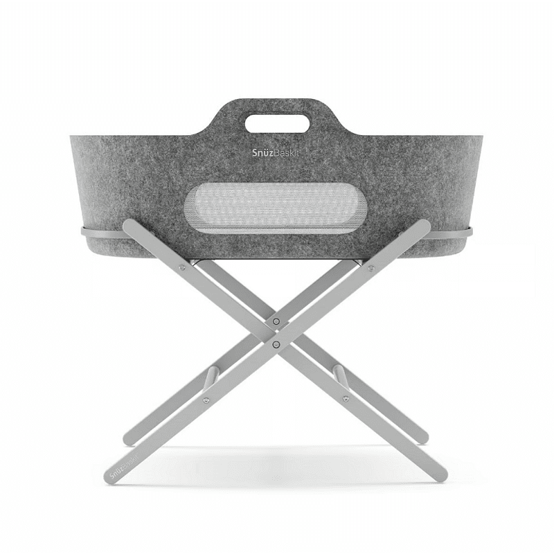 Бебешка Кошница За Спане Snuzbaskit Dark Grey Moses Basket & Dove Grey Snüz