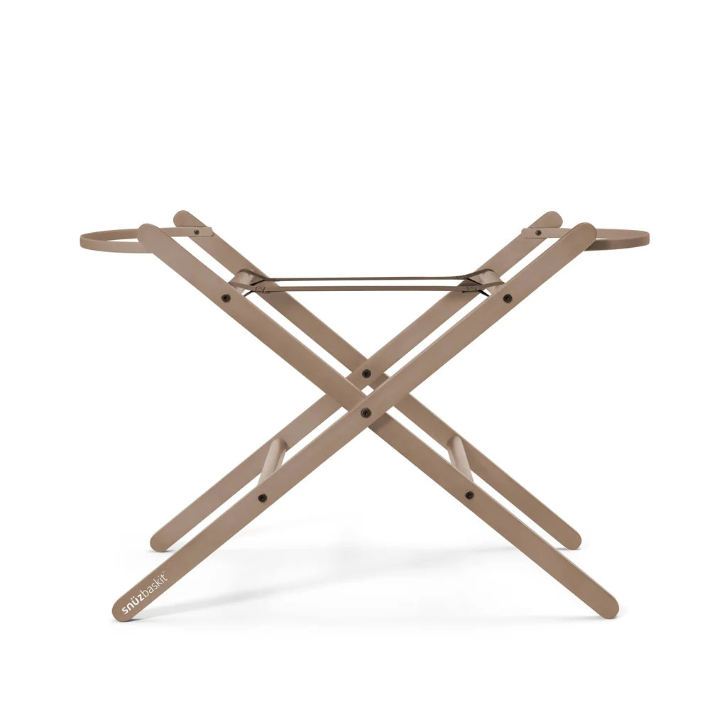 Бебешка Кошница За Спане Snuzbaskit Mocha Moses Basket Mocha Stand Snüz
