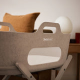 Бебешка Кошница За Спане Snuzbaskit Mocha Moses Basket Mocha Stand Snüz
