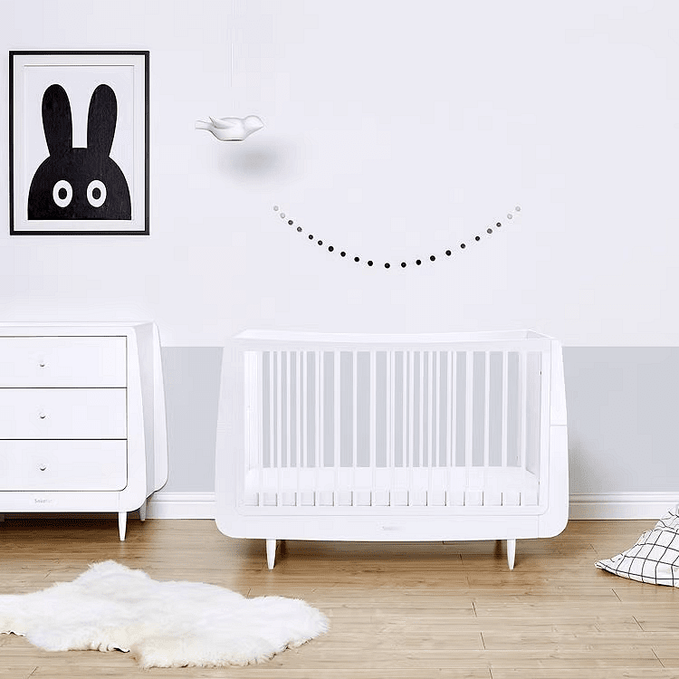 Бебешки Скрин Повивалник Snuzkot Skandi White Snüz