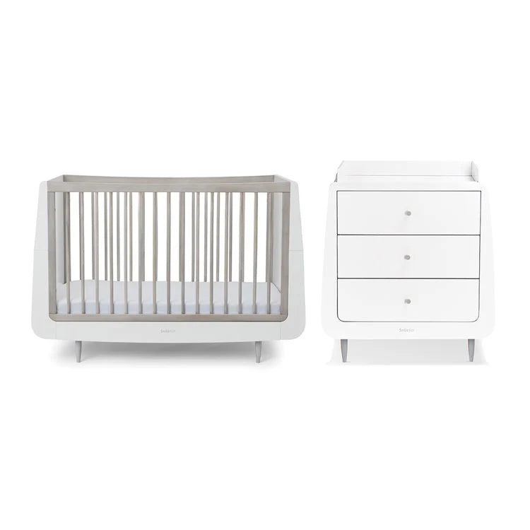 Бебешки Скрин Повивалник Snuzkot Skandi Silver Birch Snüz