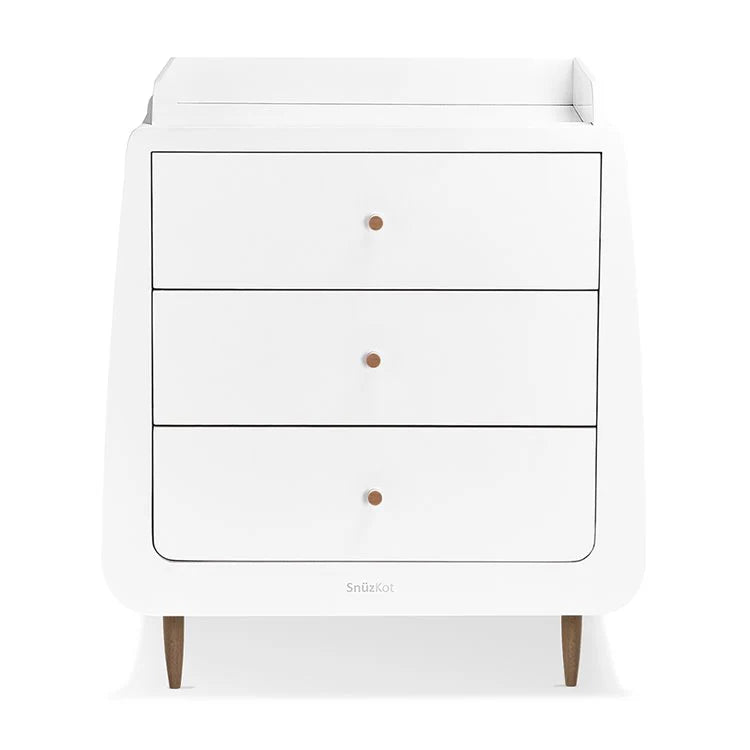 Бебешки Скрин Повивалник Snuzkot Skandi Walnut Snüz