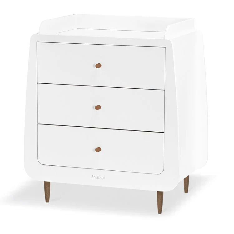 Бебешки Скрин Повивалник Snuzkot Skandi Walnut Snüz