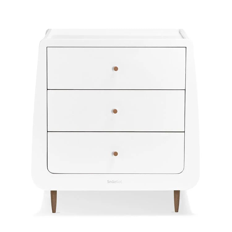 Бебешки Скрин Повивалник Snuzkot Skandi Walnut Snüz
