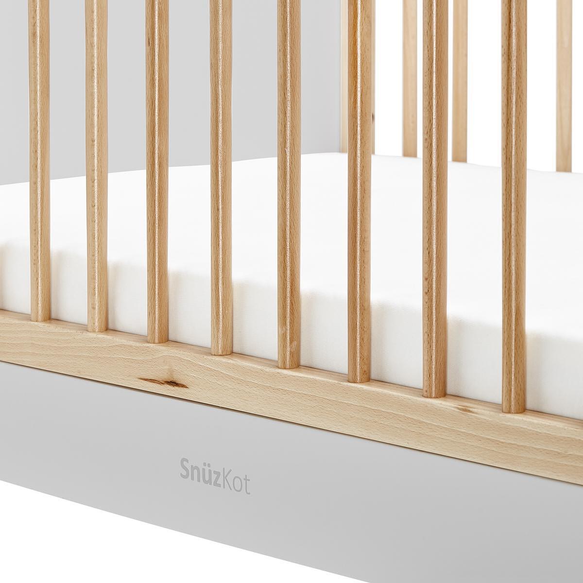 Snuzkot Skandi Haze Grey Natural átalakítható bababútor Snüz