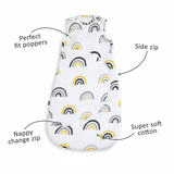 Чувал За Спане С Цип Snuzpouch (0 6 М.) Mustard Rainbow Snüz