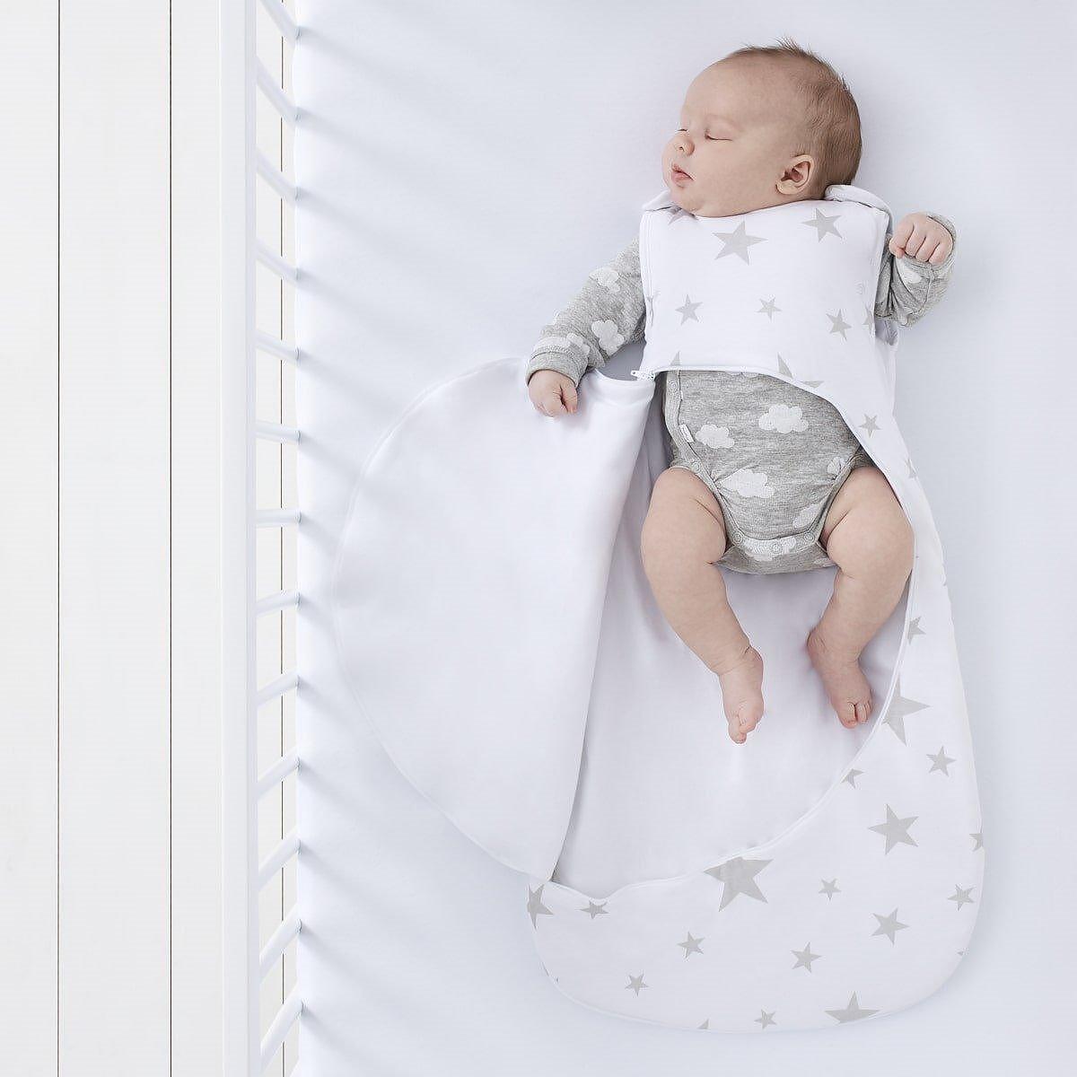 Чувал За Спане С Цип Snuzpouch (6 18 М.) Grey Stars Snüz