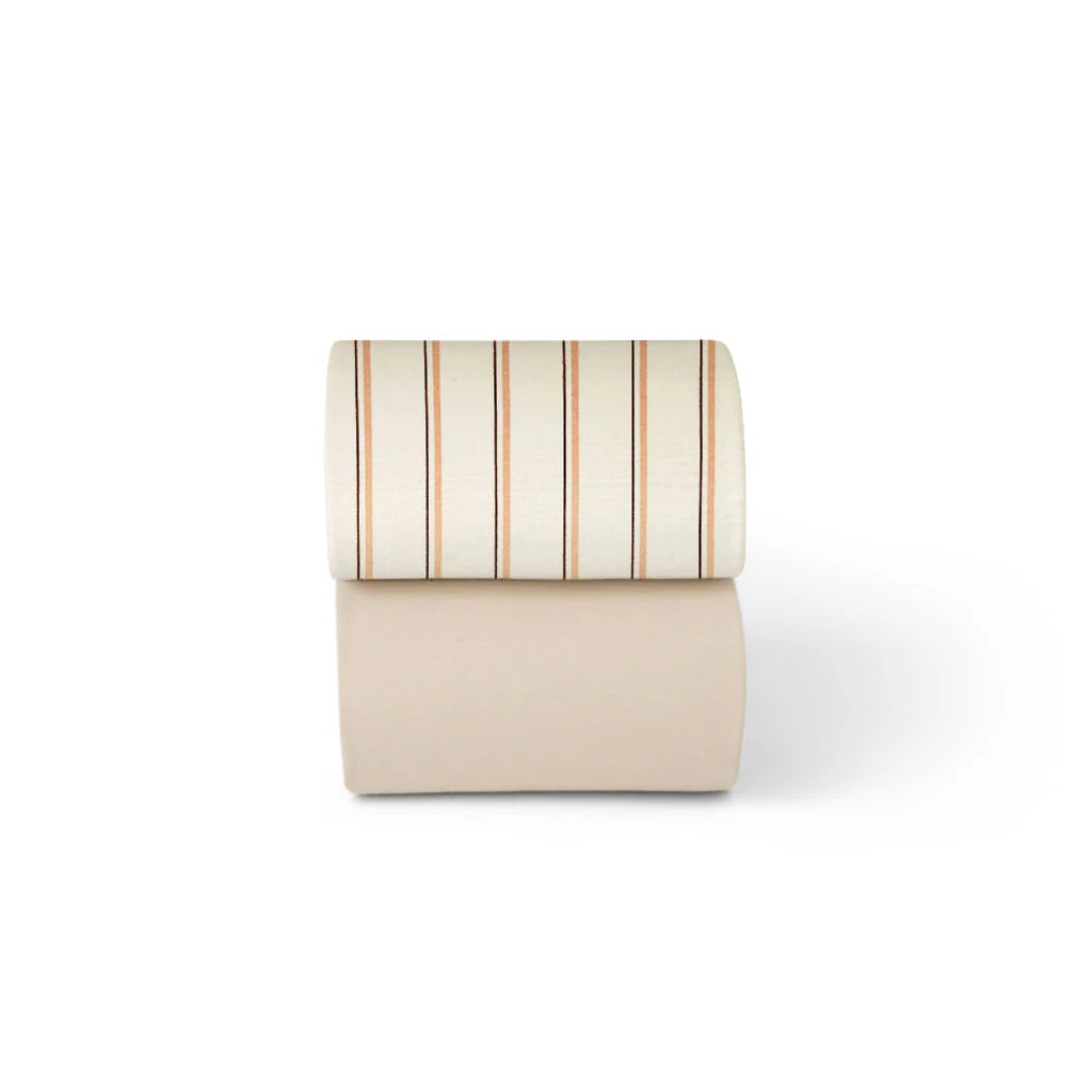 Комплект Чаршафи С Ластик За Snuzkot 2 Бр. Duo Stripe Blush Snüz