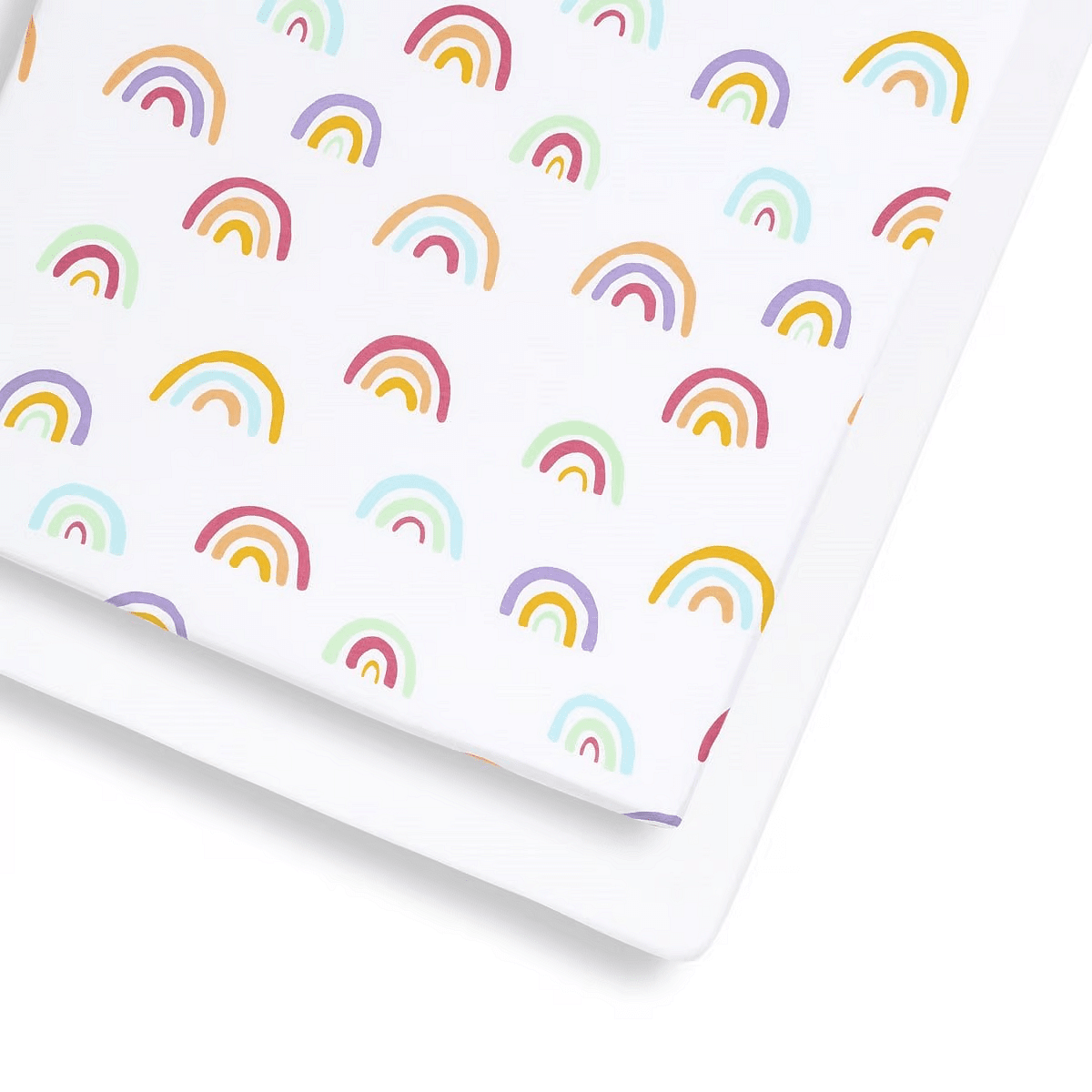 Snüz Multi Rainbow Univerzális Gumis Lepedő Szett Bölcsőbe, 2 db