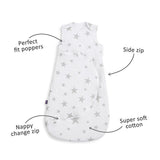 Летен Чувал За Спане С Цип Snuzpouch (0 6 М.) Grey Stars Snüz