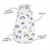 Летен Чувал За Спане С Цип Snuzpouch (0 6 М.) Mustard Rainbow Snüz