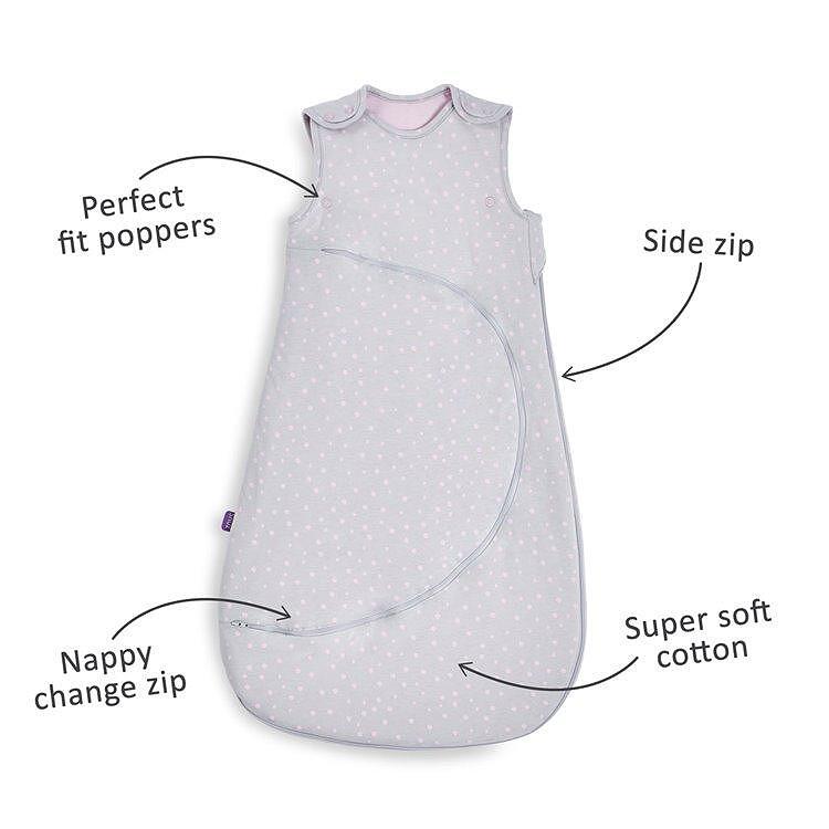 Летен Чувал За Спане С Цип Snuzpouch (0 6 М.) Pink Spots Snüz