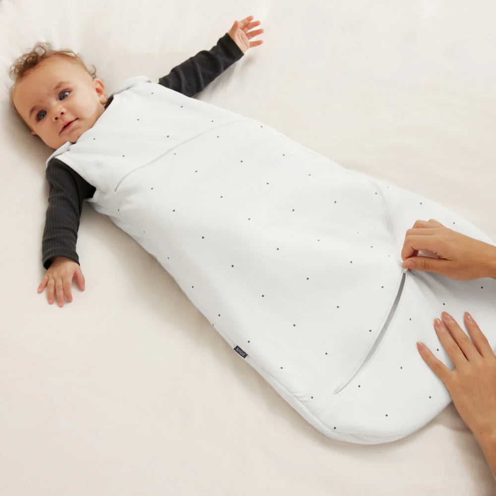 Зимен Спален Чувал Snuzpouch (0 6m.) White Dot, 2.5 Tog Snüz
