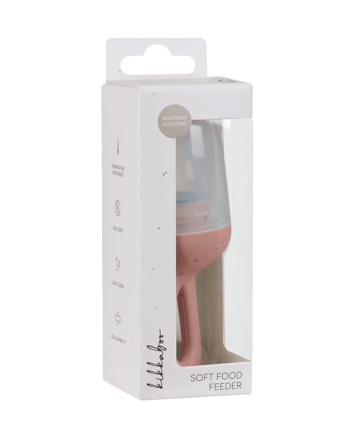 Биберон За Мека Храна Platinum Silicone Blush Kikkaboo