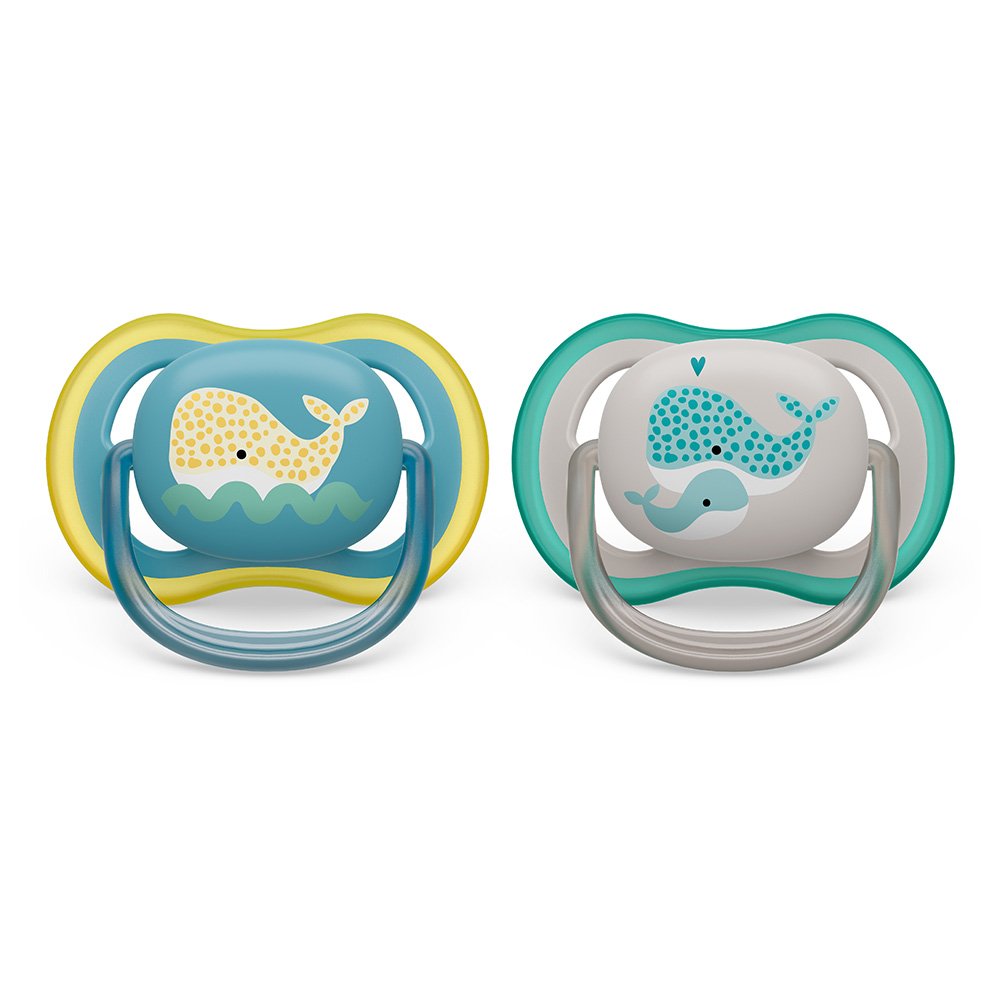 Cutie suzetă + sterilizator Philips Avent Ultra Air, 18 luni+, Kituri, 2 buc.