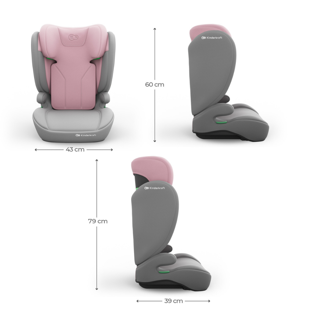I Spark 2 Plus Столче За Кола Pink Kinderkraft
