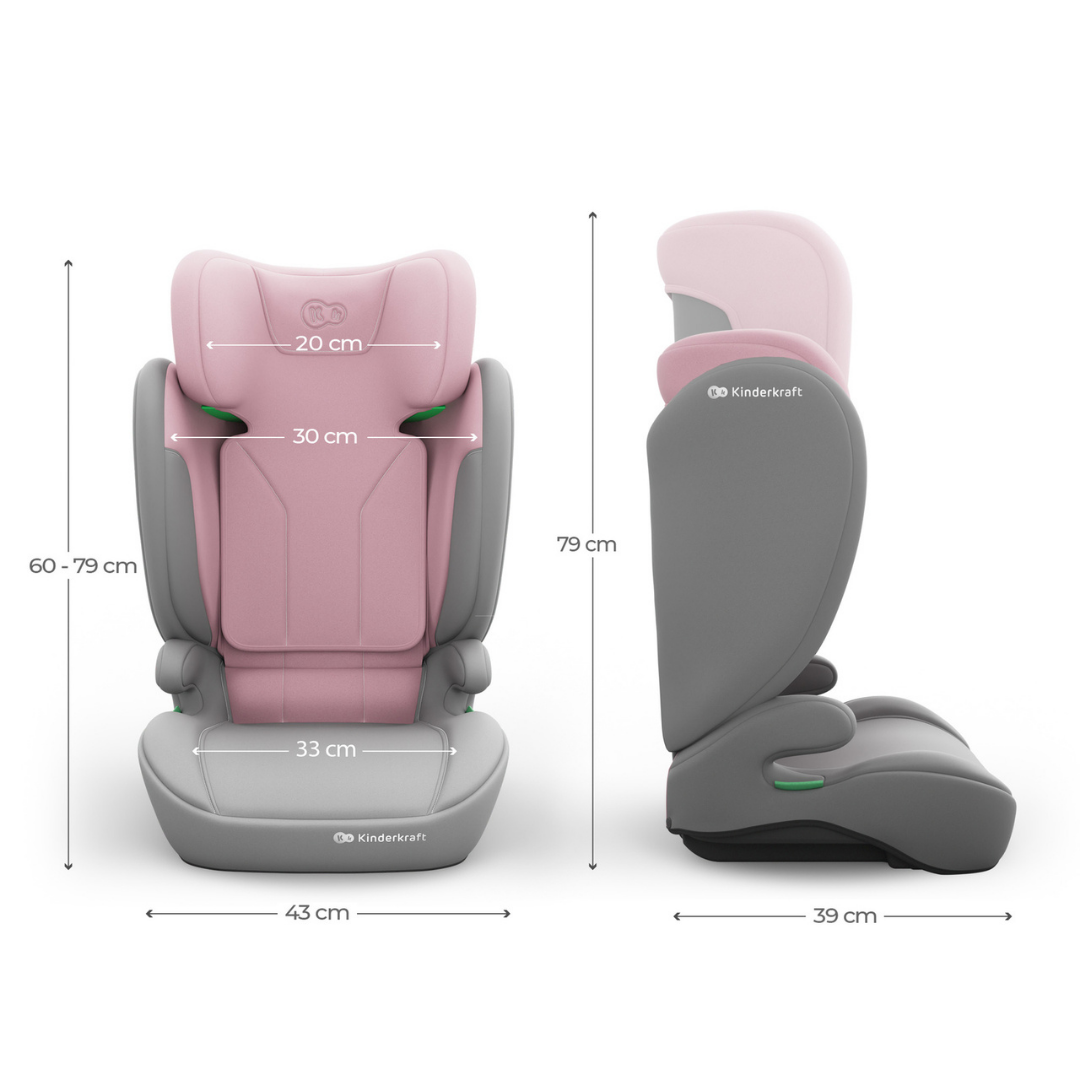 I Spark 2 Plus Столче За Кола Pink Kinderkraft