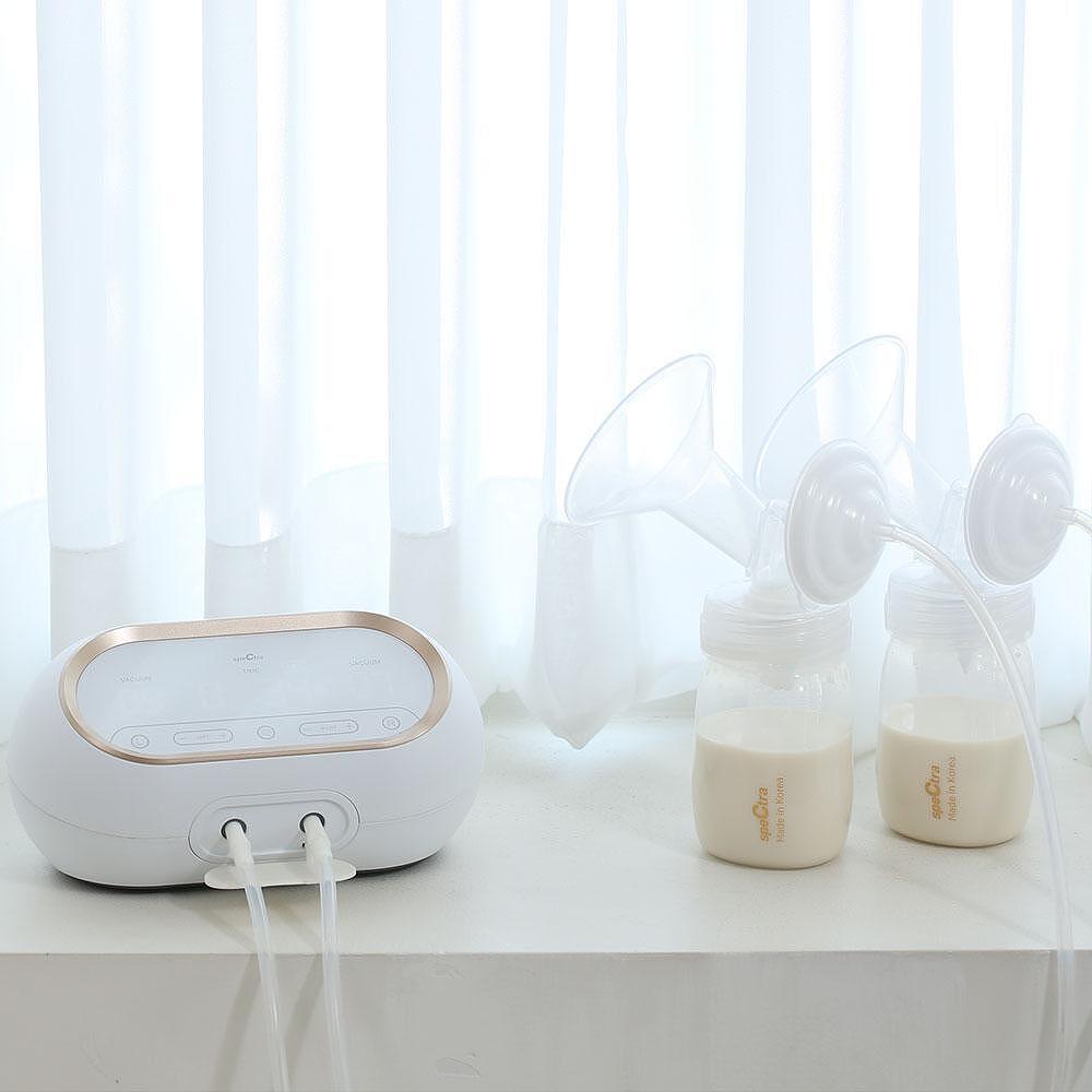 Hordozható kompakt dupla elektromos mellszívó akkumulátorral Dual Compact Spectra