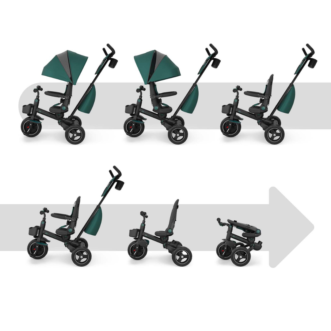 Spinstep 2 Plus Триколка Зелена Kinderkraft
