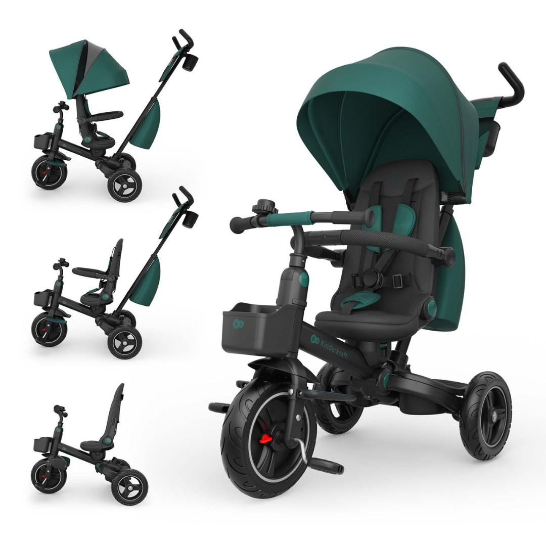 Spinstep 2 Plus Триколка Зелена Kinderkraft