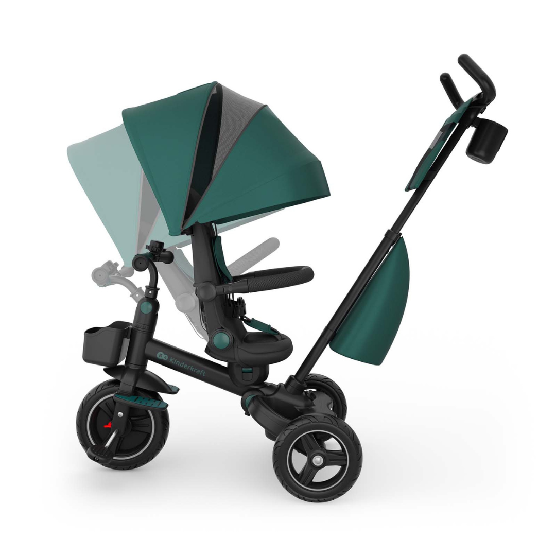 Spinstep 2 Plus Триколка Зелена Kinderkraft