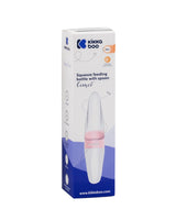 Шише Силиконово С Лъжичка 90мл. Comet Pink Kikkaboo