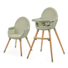 Столче За Хранене Kinderkraft Fini 2 2В1 Зелено - Столчета За Хранене - Kinderkraft - BebeMama