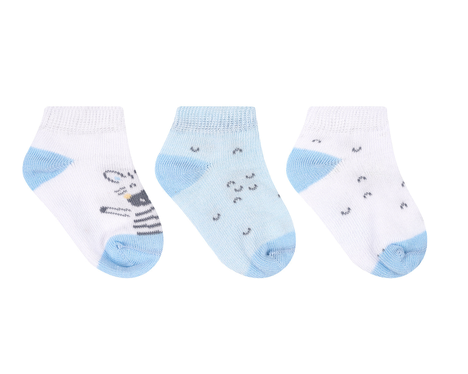 Бебешки Летни Чорапи Stripy Friends 6 12м Kikkaboo