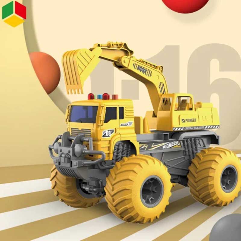 Строителен Багер Със Звукови И Светлинни Ефекти, Rc 1:16